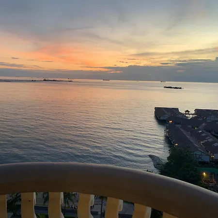 Glory Beach Duplex Ocean View - 8Pax 3Br & Free Disney Hotstar Port Dickson Exterior photo