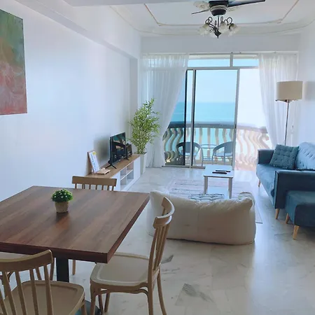 Glory Beach Duplex Ocean View - 8Pax 3Br & Free Disney Hotstar Port Dickson Exterior photo