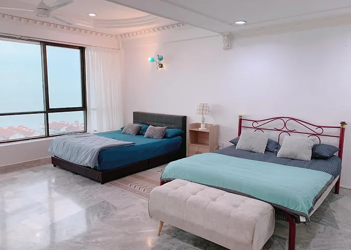 Glory Beach Duplex Ocean View - 8Pax 3Br & Free Disney Hotstar