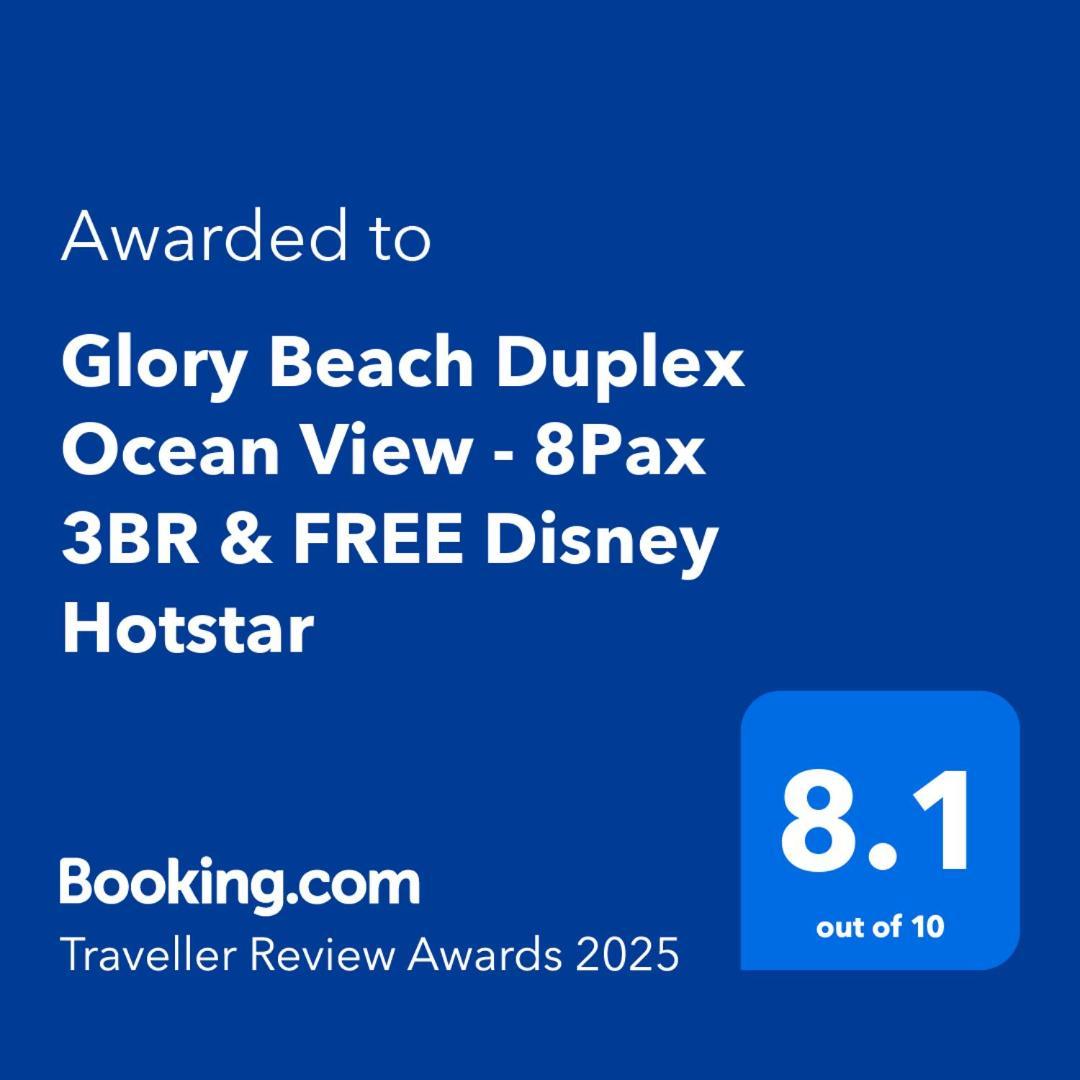 Glory Duplex Ocean View - 8pax 3br & Free Hotstar *